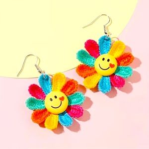 Flower earrings